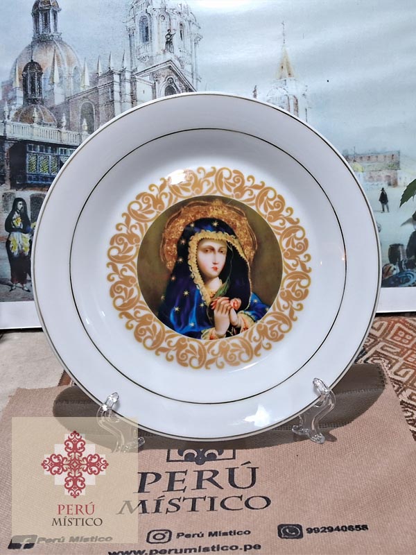 Plato Decorativo - Virgen Inmaculada